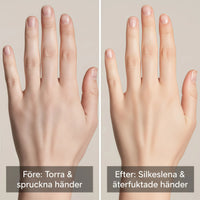 Djupt återfraktande handmask