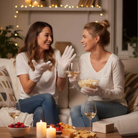 Djupt återfraktande handmask