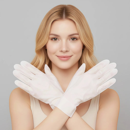 Djupt återfraktande handmask