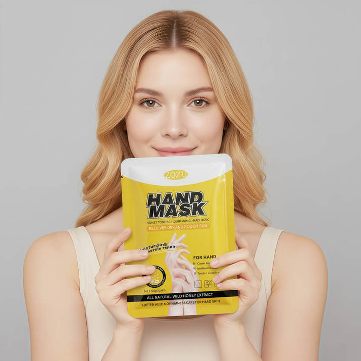 Djupt återfraktande handmask