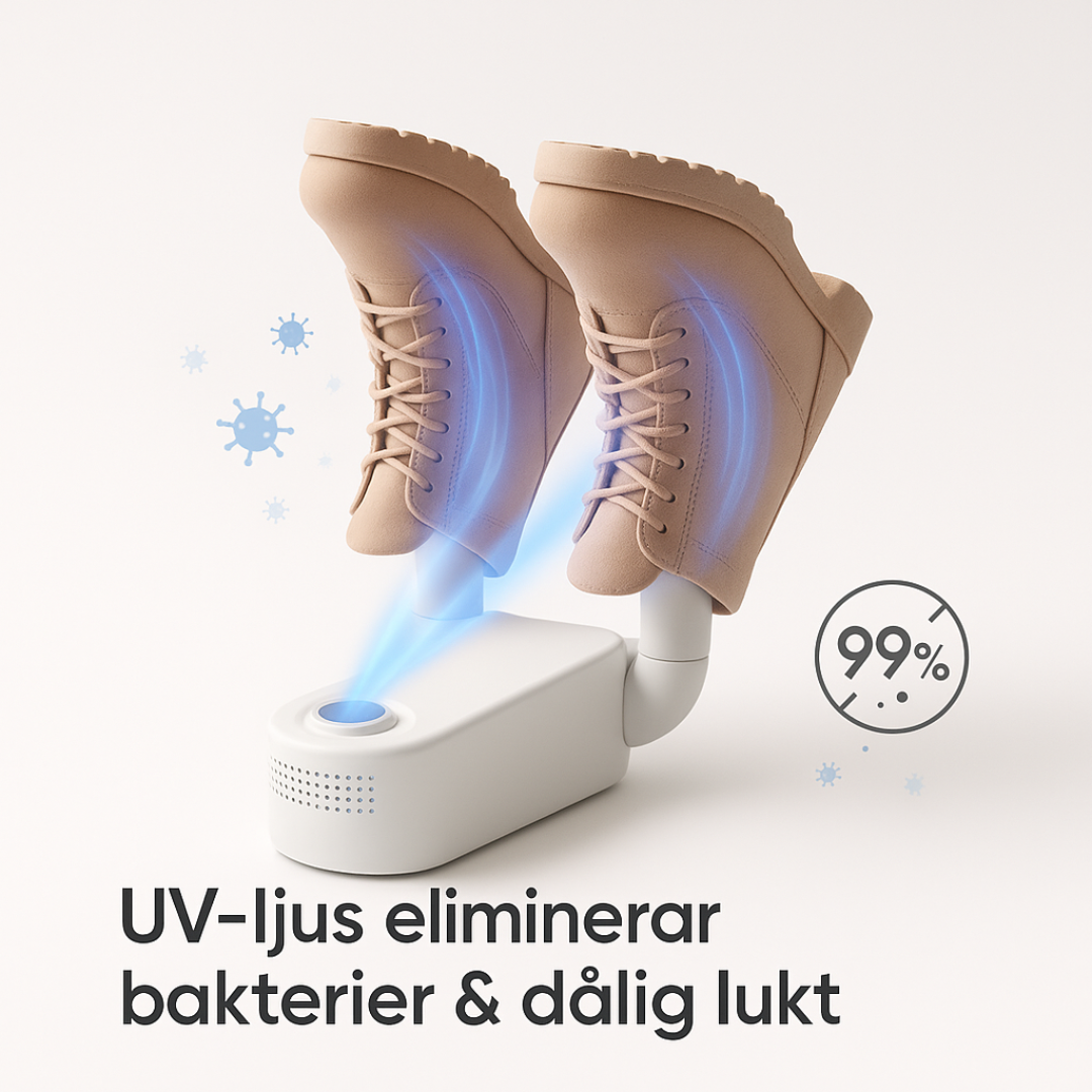 ShoeCare™ - Elektrisk skotork med UV-ljus som eliminerar bakterier & dålig lukt
