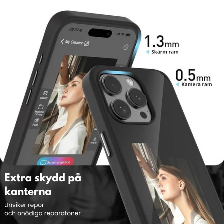 Pixel Case HD - Mobilskal med digital bildram