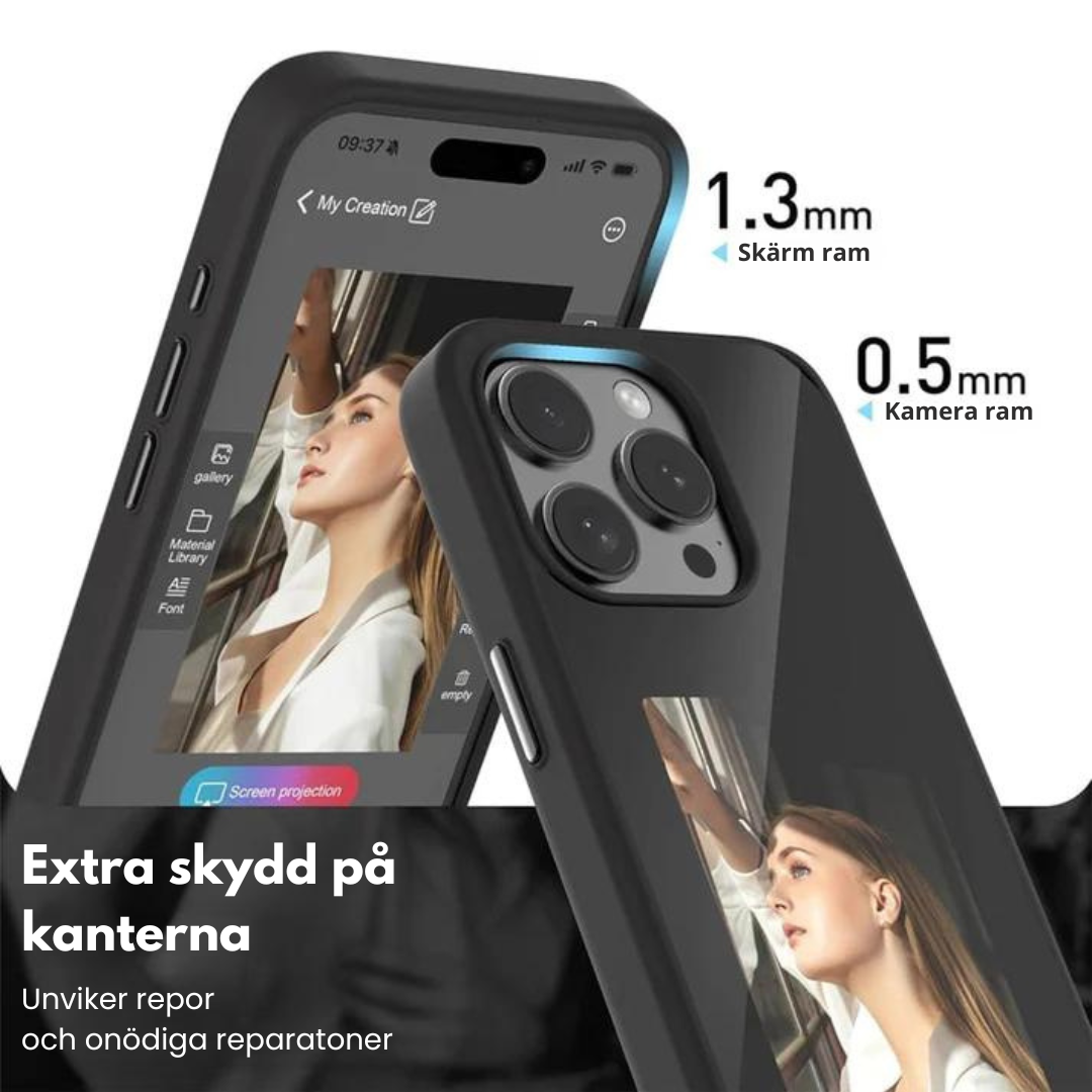 Pixel Case HD - Mobilskal med digital bildram