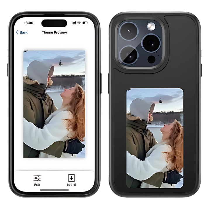 Pixel Case HD - Mobilskal med digital bildram