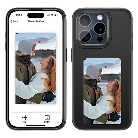 Pixel Case HD - Mobilskal med digital bildram